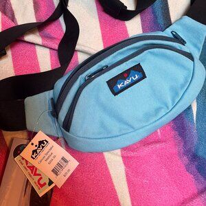 NWT Kavu Canvas Spectator waist pack, Maliblue